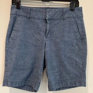 Frankie Denim Shorts Chambray Blue Casual‎ Everyday Shorts, size 4